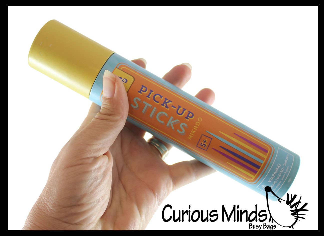 Curious Minds Toys - Wholesale Board Game - Pick Up Sticks Game - Wooden Classic Retro Game - Board Game1