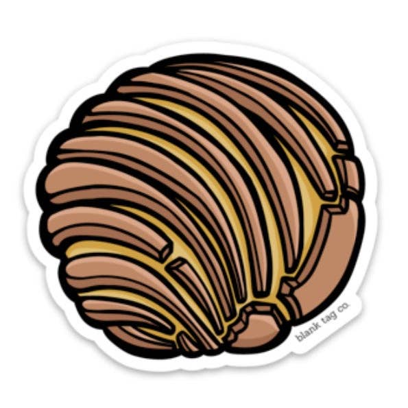 Blank Tag Co.® Waterproof Sticker - Chocolate Concha for wholesale by Blank Tag Co. - Waterproof Stickers