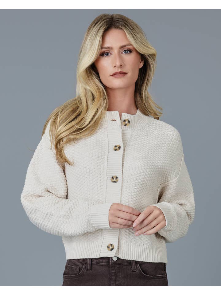 Vintage Cream Slopes Cardigan Sweater for wholesale on Faire