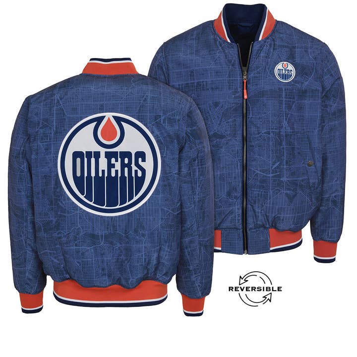 Edmonton Oilers Reversible Bomber for wholesale by FE
