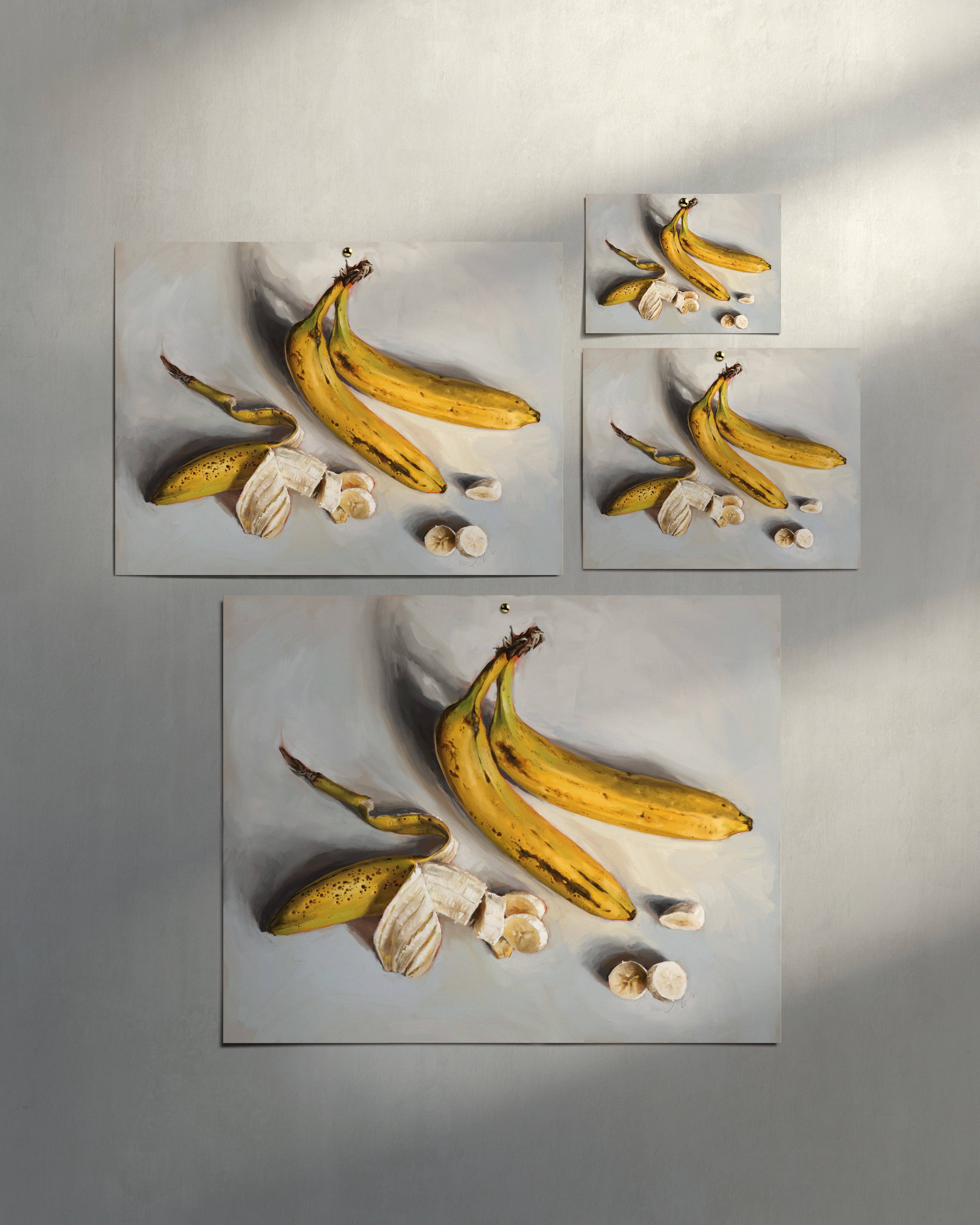 The Ugly Cat Studio - Wholesale Art Print - Bananas Still Life Art Print24