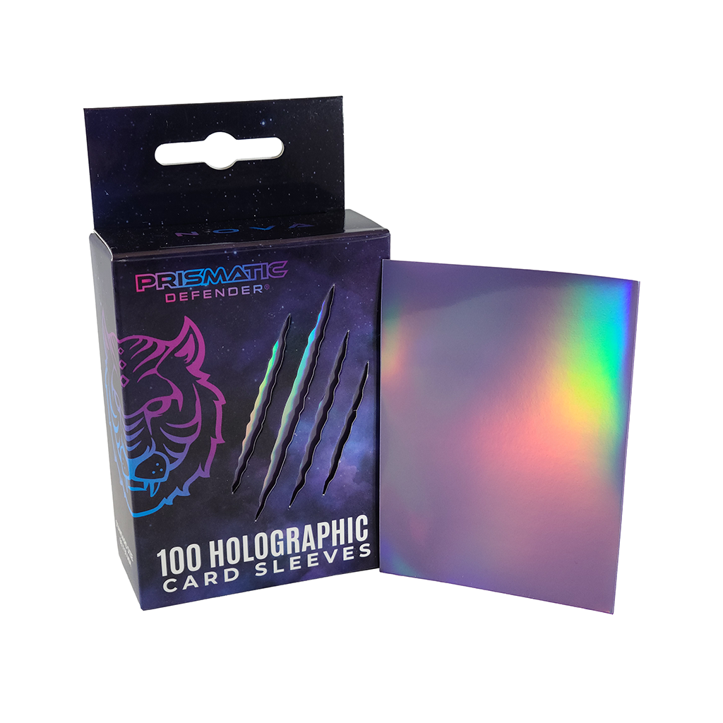 Prismatic Defender® - Vente Jeux de cartes - Protège-cartes holographiques Prismatic Defender® - Taille standard - 3 motifs en foil24