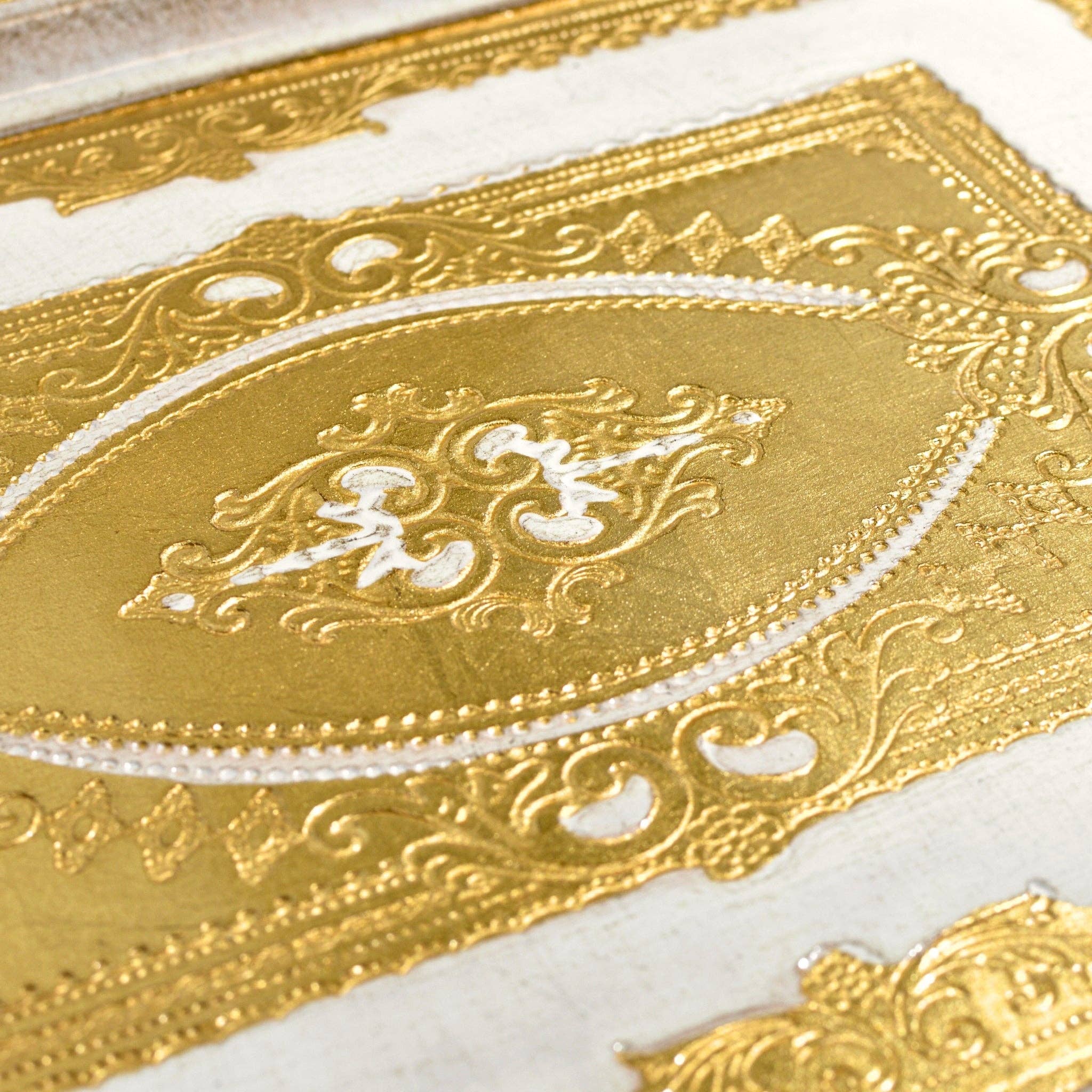 Via Graceffo - Wholesale Decorative Tray - Florentine Carved Rectangle Tray with Handles, M or L, Made in Italy14