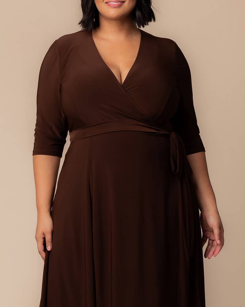 Kiyonna - Wholesale Jurk - Dames - Essential wikkeljurk - grote maten13