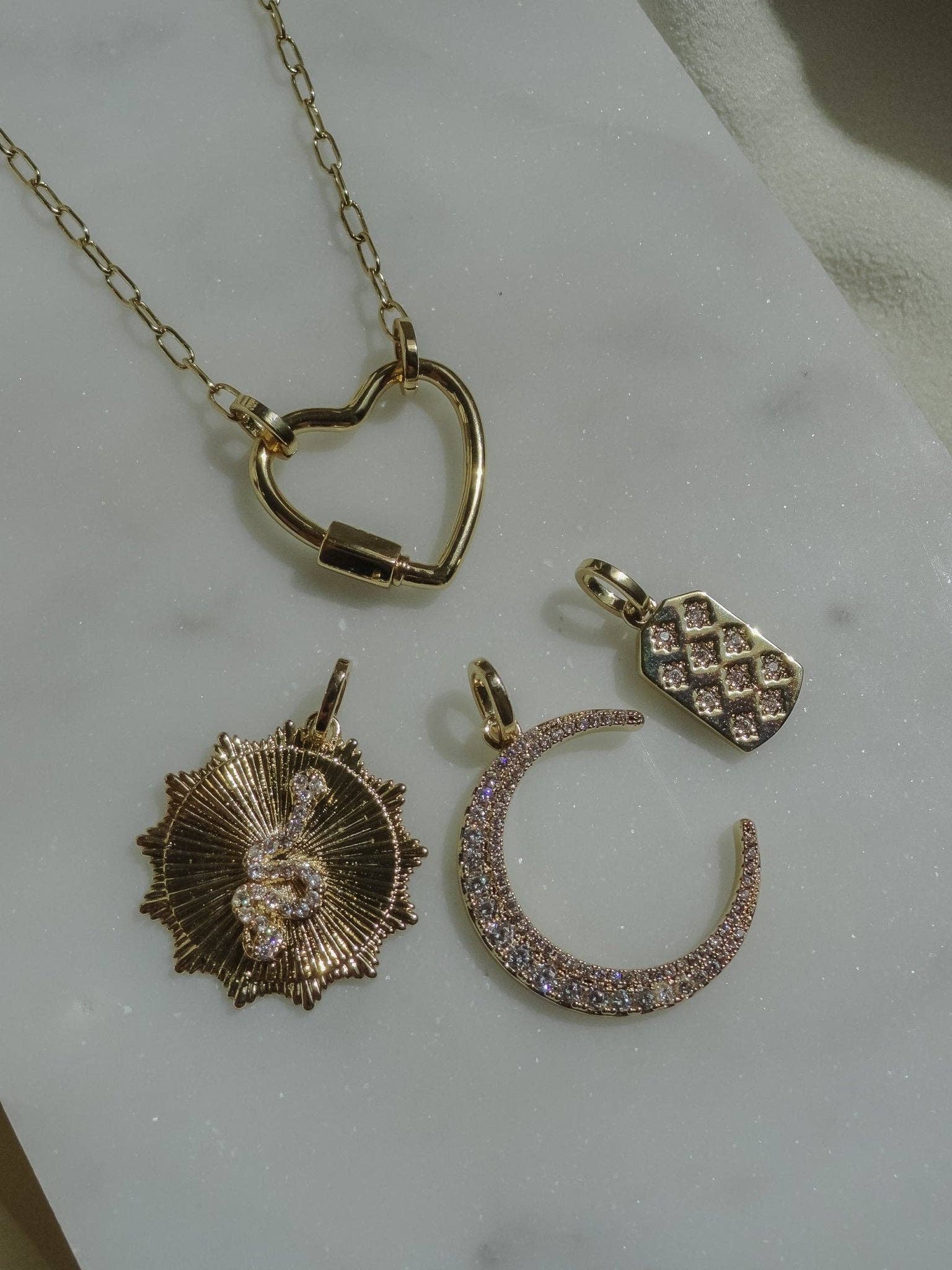 five and two - Venta al por mayor Collares de cadenas y eslabones - Colgante de encanto Frankie16