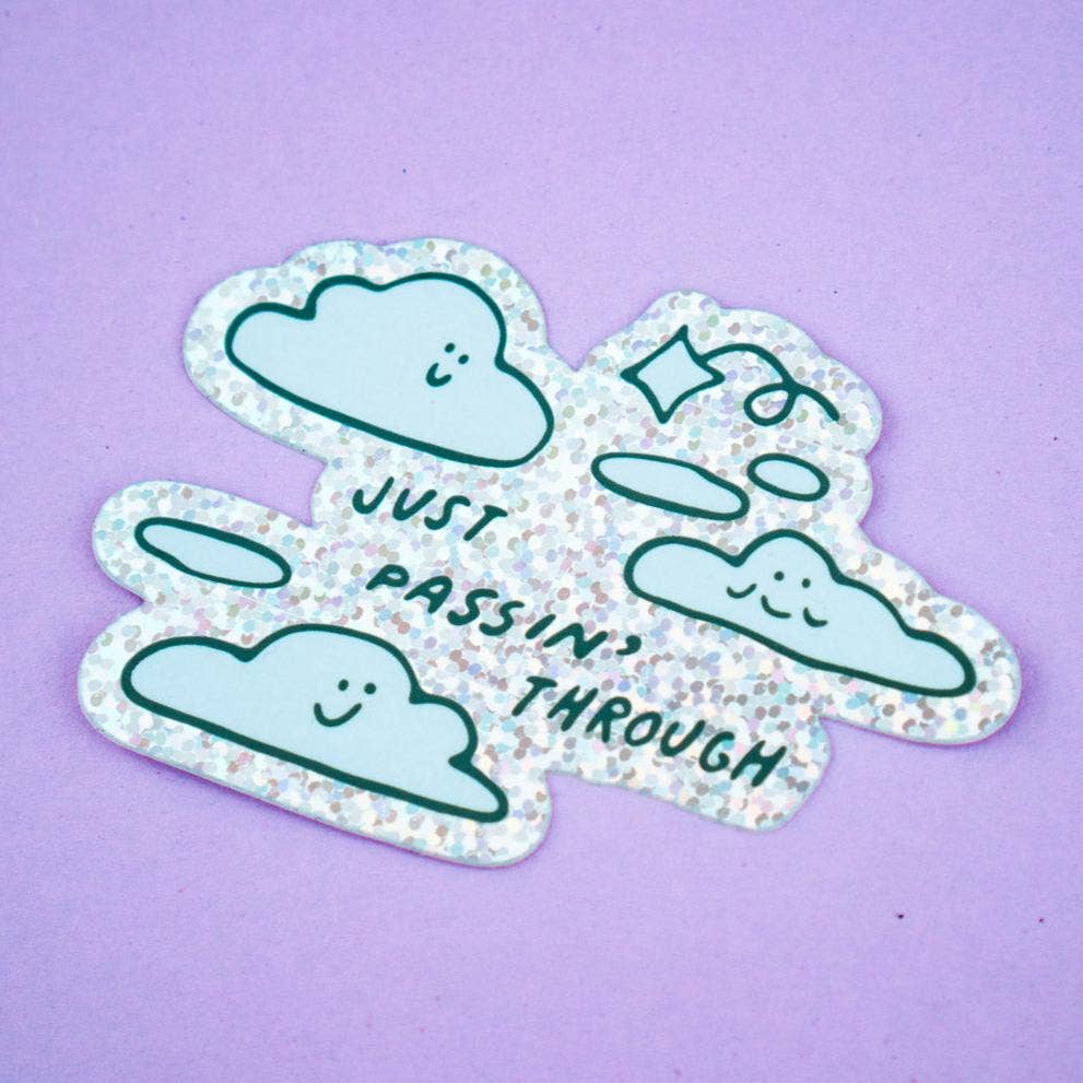 Pencil and Post - Venta al por mayor Pegatina - Pegatina Solo Pasando por las Nubes0