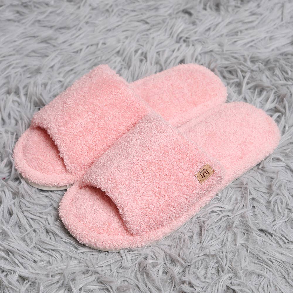 Sensibling Corp. – wholesale Slippers – Women's – Solid Open Toe Soft Home Indoor Floor Slippers
10