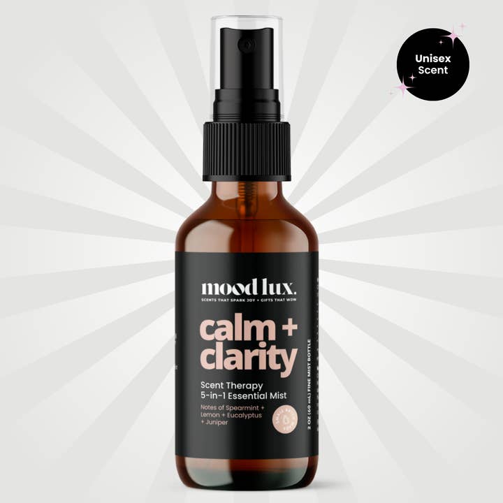 Calm + Clarity 5 In 1 Essential Mist for wholesale by Mood Lux