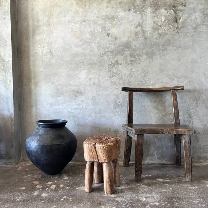 Office Objets – wholesale Chair – Large chair or armchair in antique teak H84 L6089