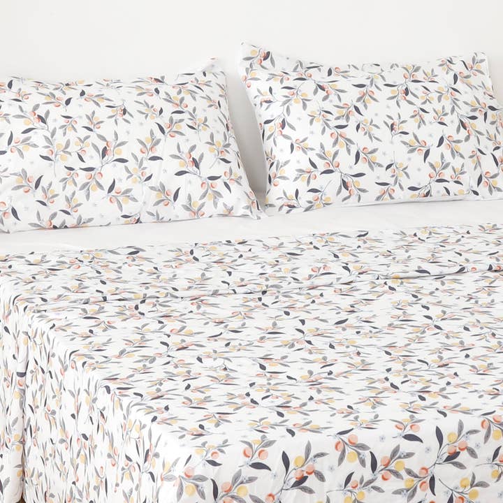 BOD HOME - Wholesale Bedding Set - Floral Serenade Print Bedding Set0