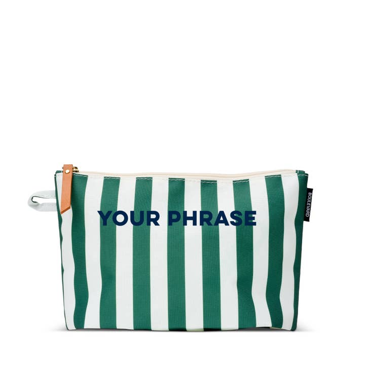 "Cabana" Pouch Medium (Personalizable) for wholesale by Boulevard