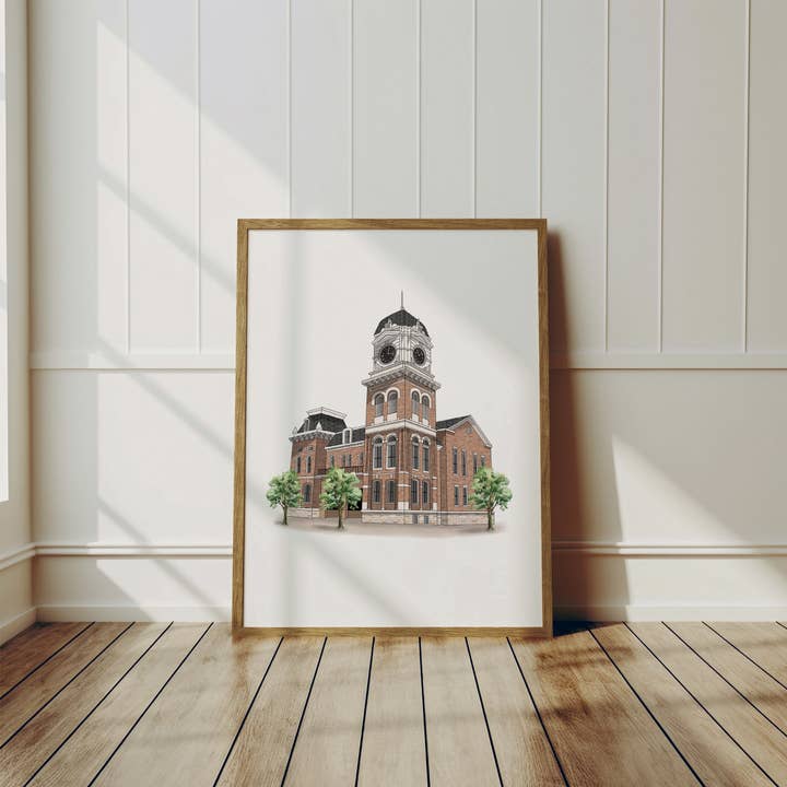 Fox Burrow Designs - Wholesale Art Print - Fiction Inspired - Vampire's Clocktower3