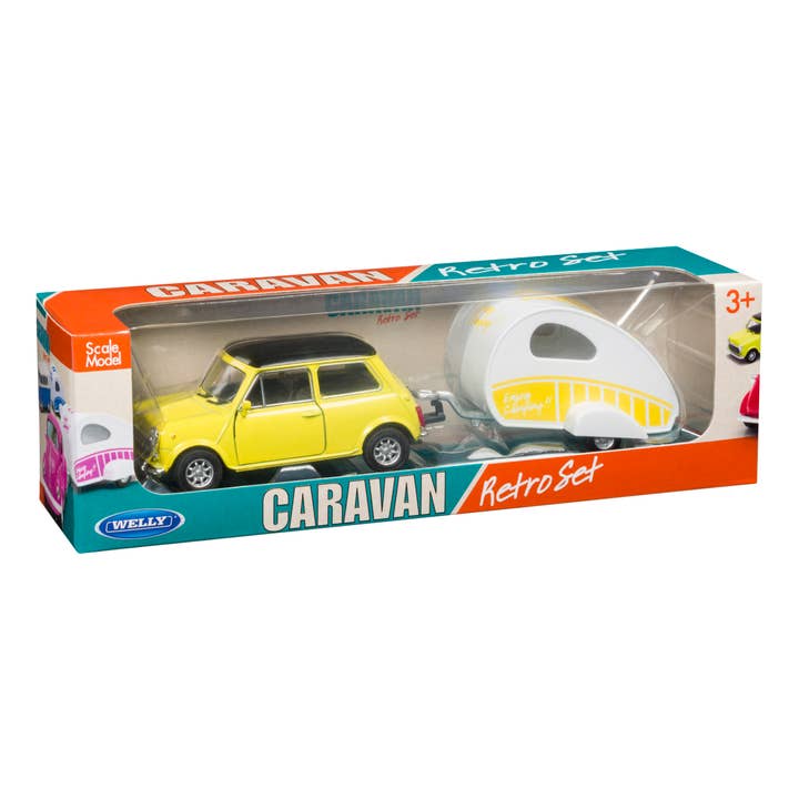 Toysmith - Wholesale Toy Car/Truck - Kids - Toysmith Caravan Weekend Assorted Retro Toy Set-Toy Car