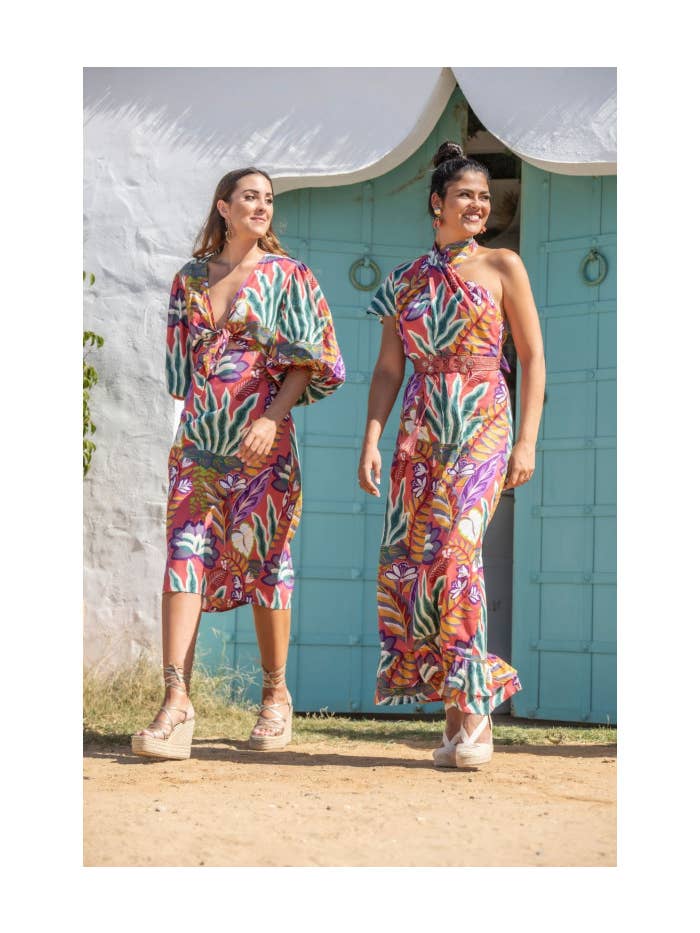 REF MILOS SHORT SUNSET & MOON DRESS for wholesale on Faire5