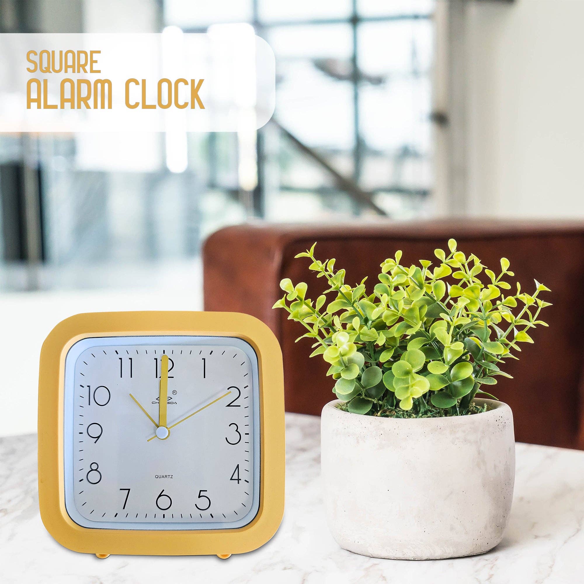 Ledsone - Wholesale Alarm Clock - Small Alarm Analog Clocks for Students & Children (Bedside, Cute Design) ~52349