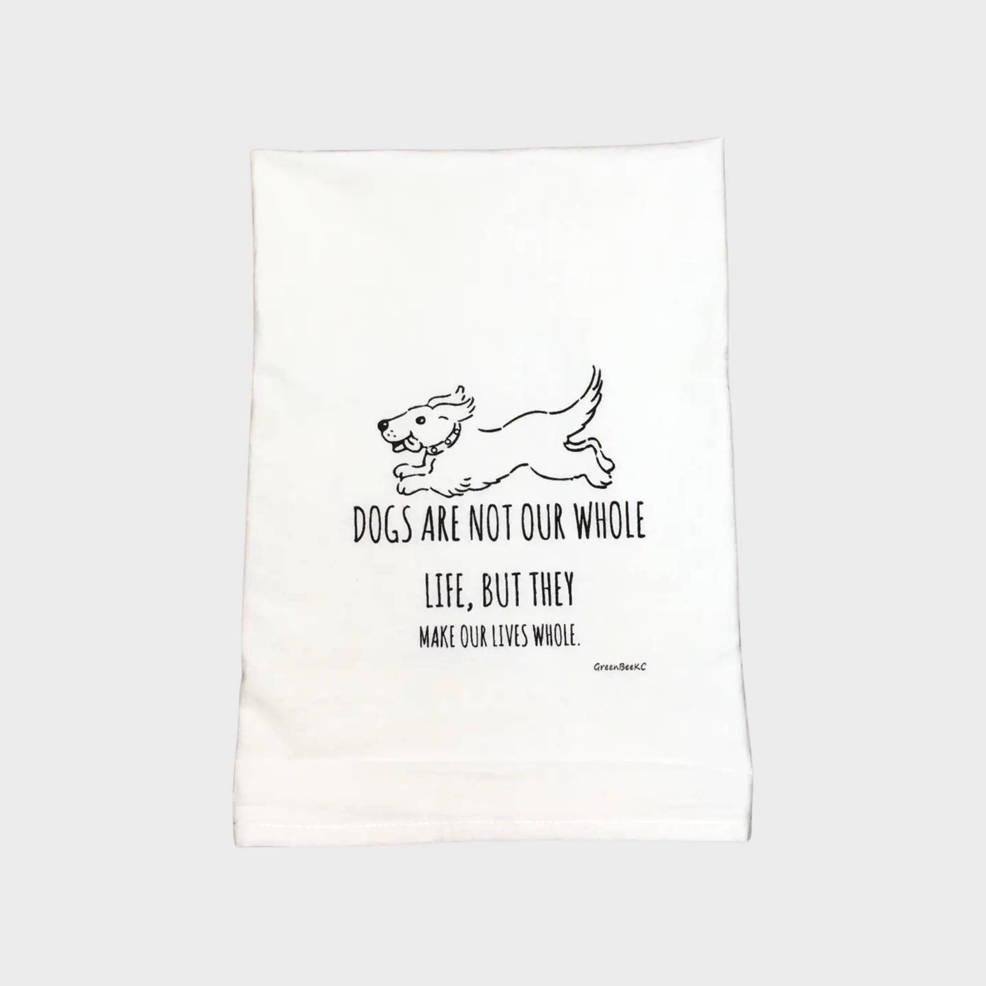 Green Bee Tea Towels - Wholesale Tea Towel - Dog Life Dish Towel | Tea Towels | Funny Kitchen Towels