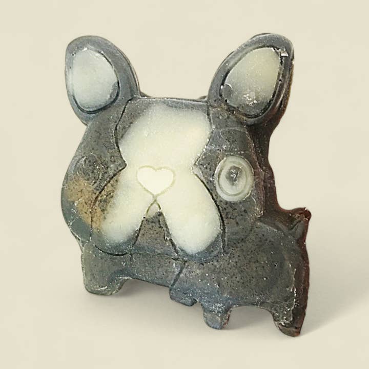 Pug - Soap Bar - Wrapped for wholesale by Paper Soap Co