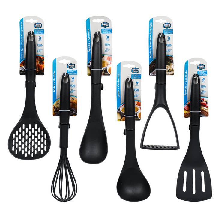 Deluxe Import Trading - Wholesale Kitchen Tool/Gadget - Cooking Plastic Kitchen Tools - Assortment - Black
