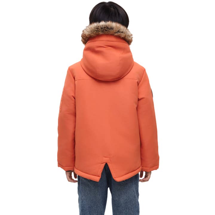Rokka & Rolla - Wholesale Parka - Kids - Boys' Winter Coat with Faux Fur Hood Parka Jacket13