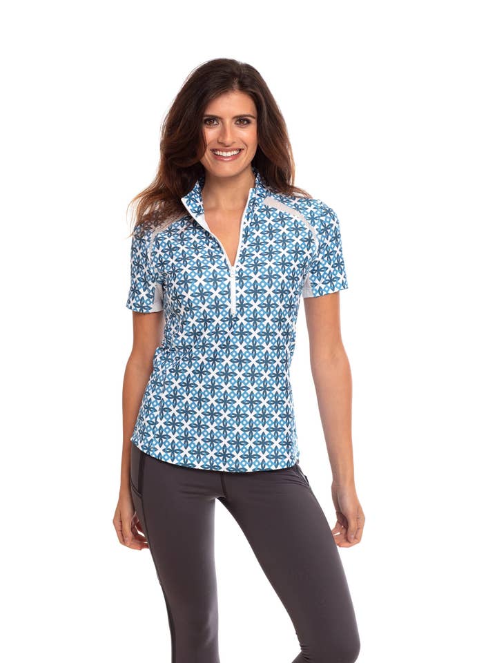 Perfect Sport Shirt - Mesh Fabric in Hot Spots for wholesale by Goode Rider