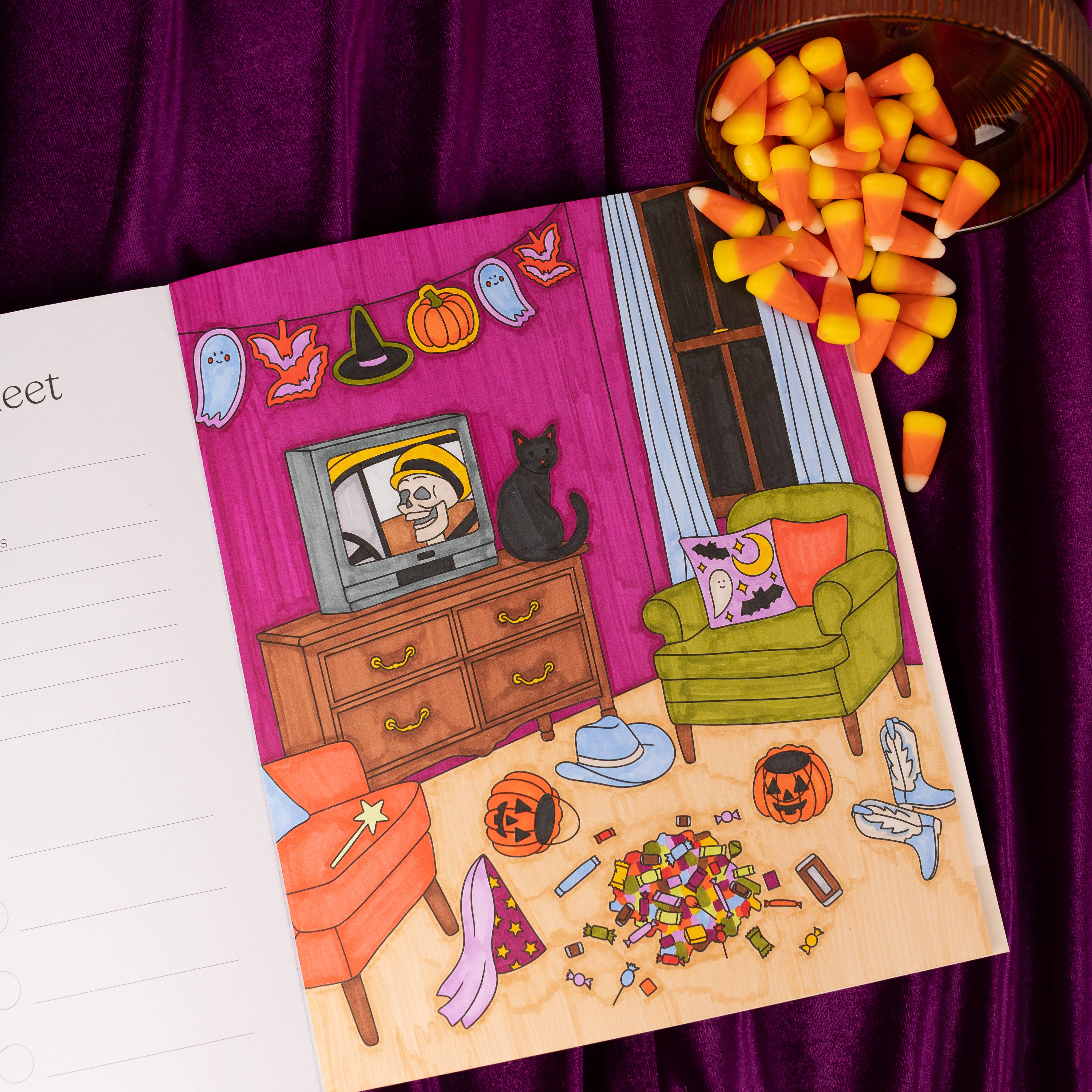 Elyse Breanne Design - Wholesale Coloring & Activity Book - Adult - Sweet & Spooky Coloring Book4