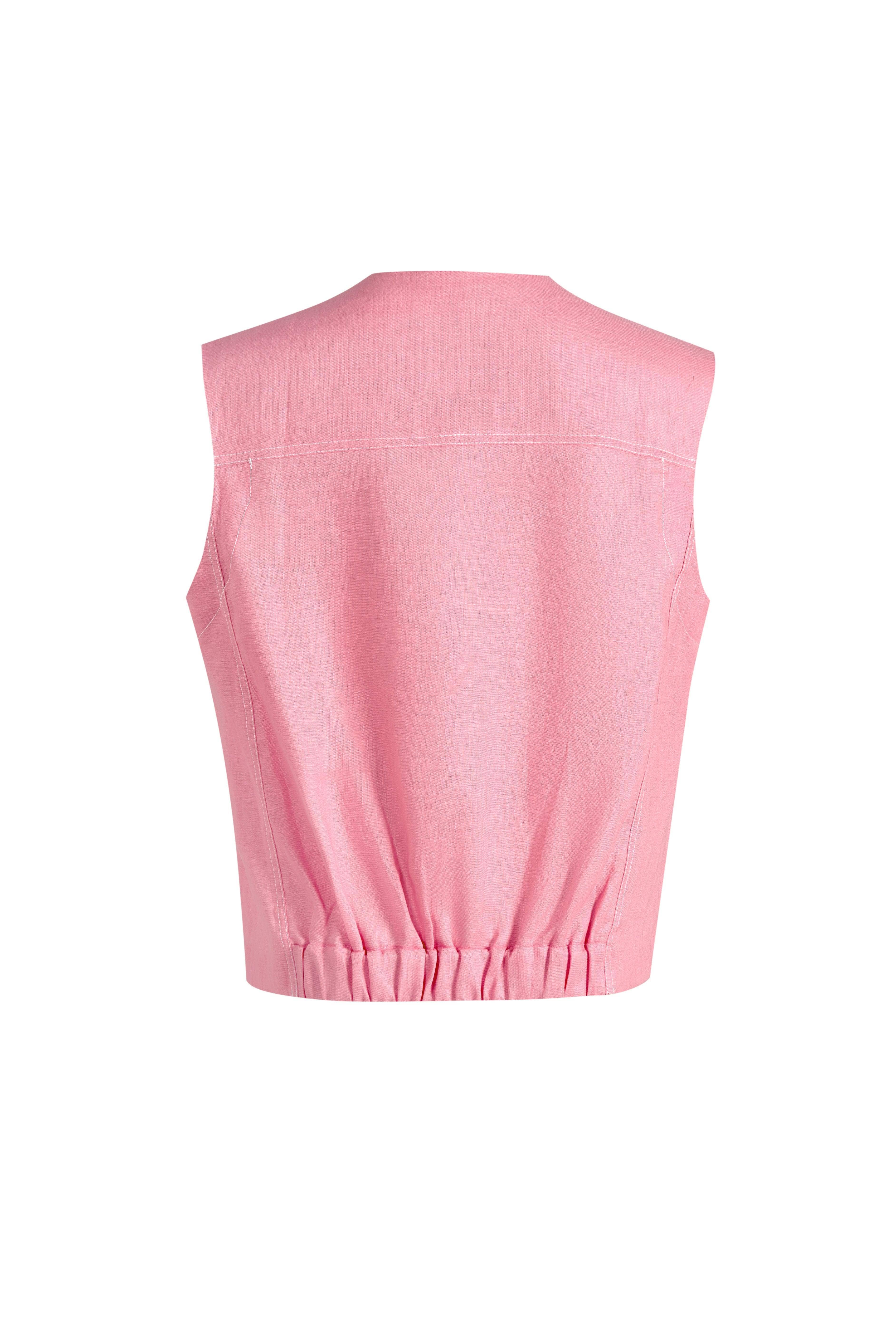 SUNDAY LIFE - Wholesale Outerwear Vest - Women's - Garance sleeveless jacket5