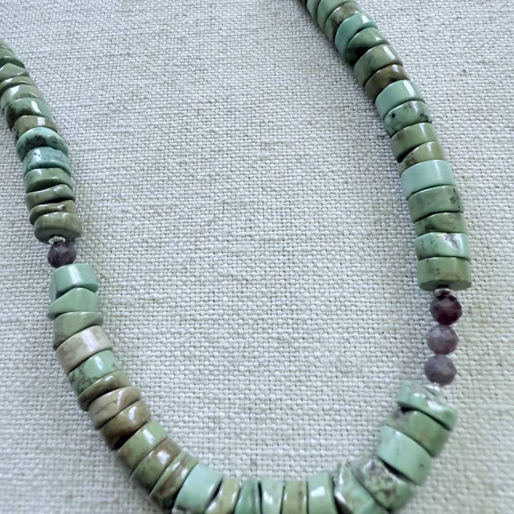 Genius with a Touch of Ruby Necklace for wholesale by LA DE DA Jewelry