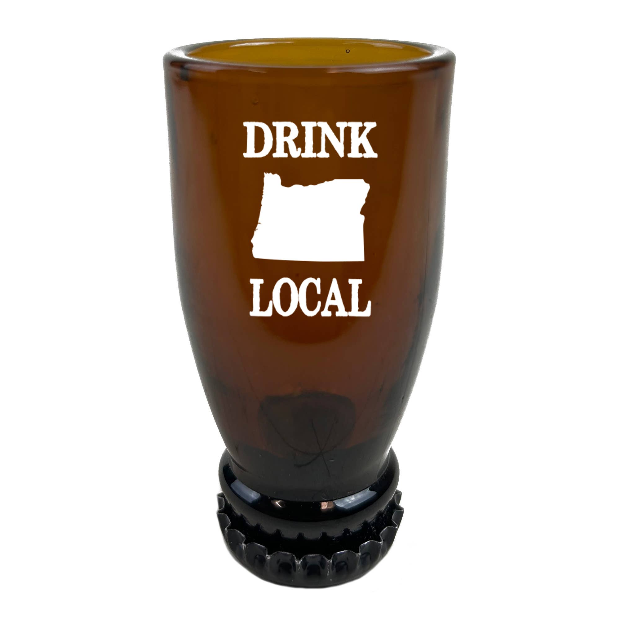 Torched Products - Wholesale Shot Glass - Drink Local Beer Bottle Shot Glass32
