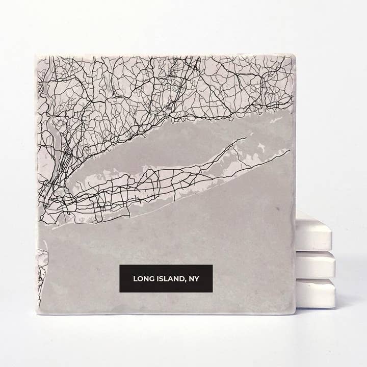 Versatile Coasters - Wholesale Coasters - Long Island Modern Map Coasters0