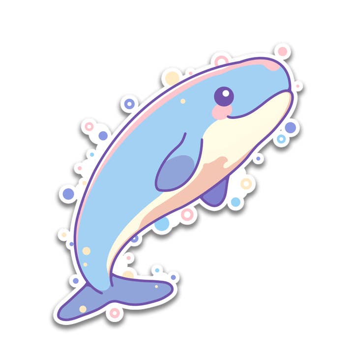 Whale Sticker for wholesale by Stick With Finn