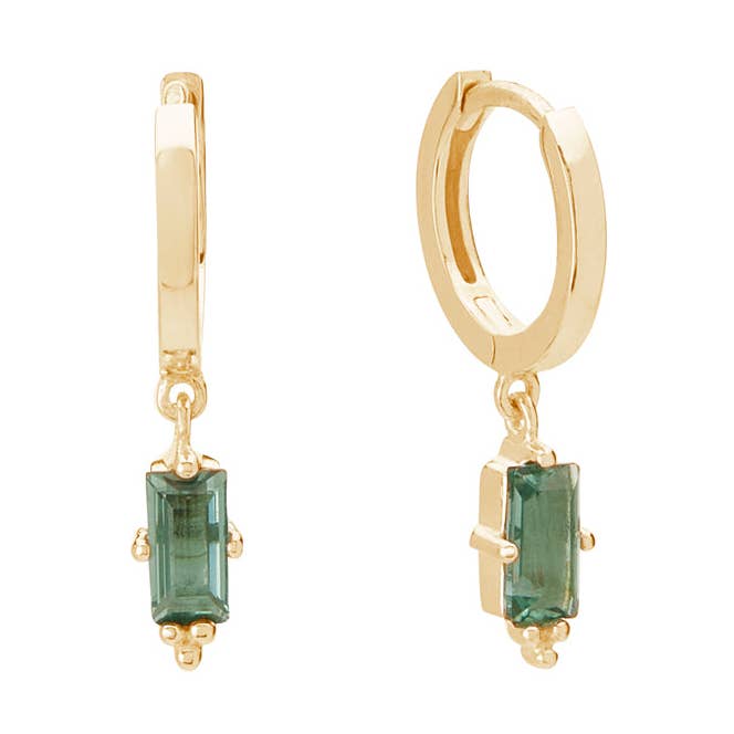 Knuffels met hangend stokbrood van groen kwarts voor wholesale door Murkani Jewellery