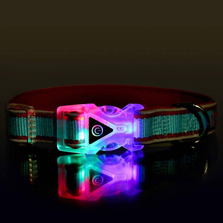Bark Brite - Wholesale Pet Collar - Dog - Bark Brite Eco-Friendly Bamboo and Neoprene Light Up Collar1