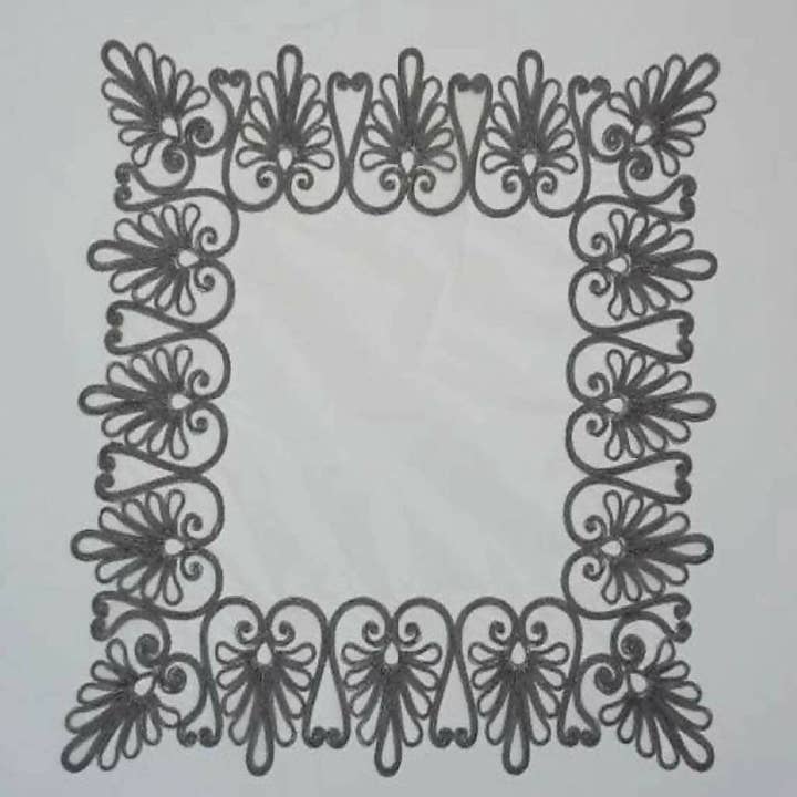 Wear Sierra - Wholesale Dinner & Cloth Napkin - Angel Whisper Napkin Set, Lace & Tulle Napkin Set, Nightstand, Dresser or Mantle Decoration - 2pc Set