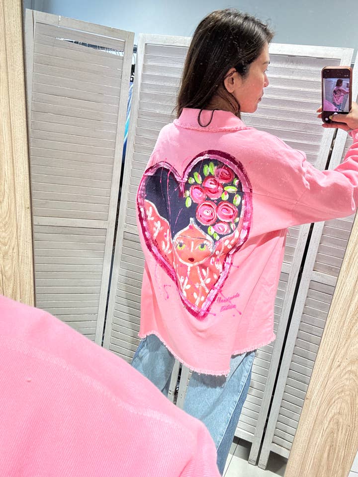 Limited Edition Printed Denim Jacket for wholesale by VICTORIA&ISAAC