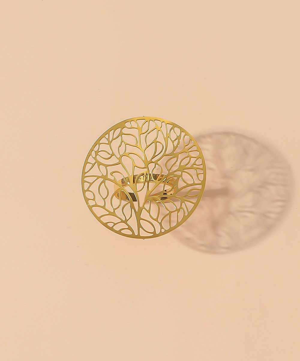 Blossom bijoux – wholesale Cocktail/Statement Ring – Justerbar ring i rostfritt stål 25BGA1010