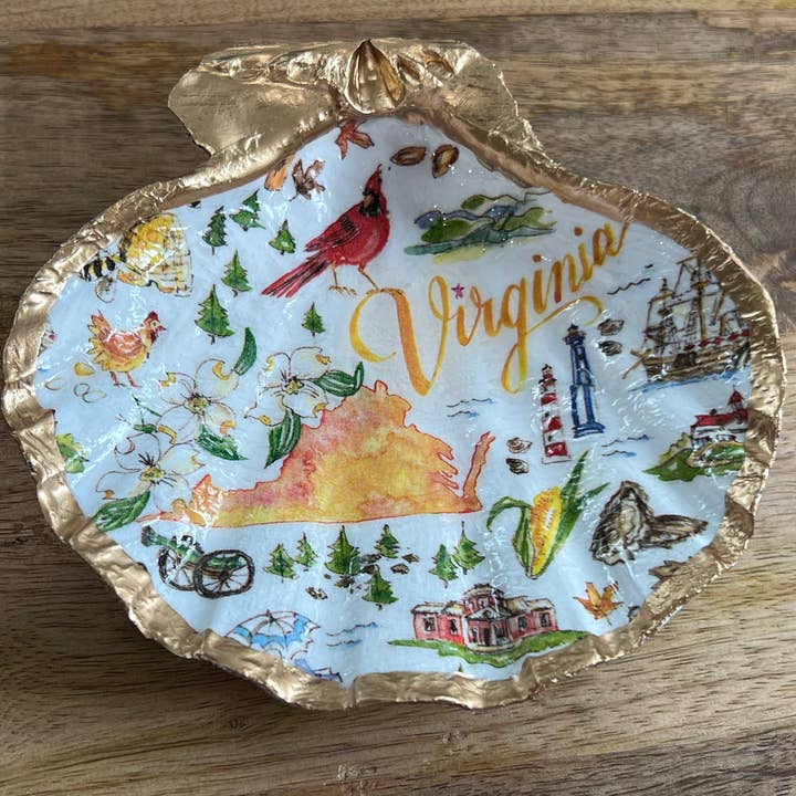 Virginia Trinket Shell for wholesale by DogFish Design 13
