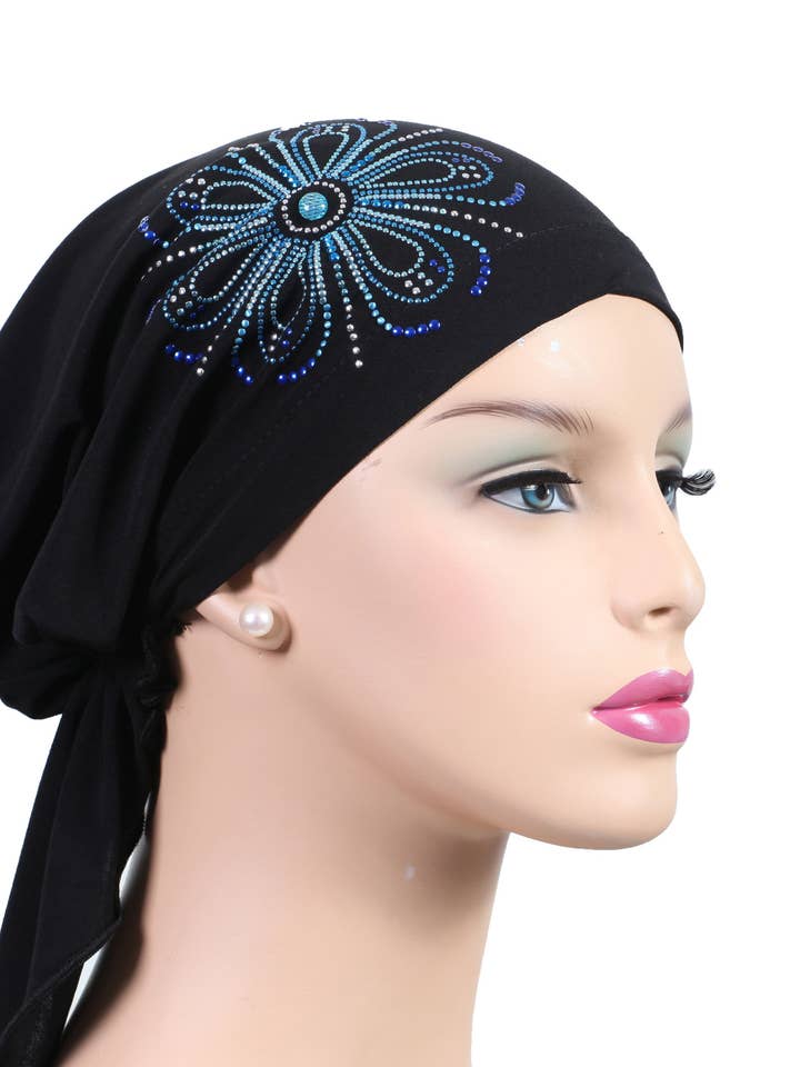 Pre-tied Headscarves R-112 for wholesale by Cherie Accessories