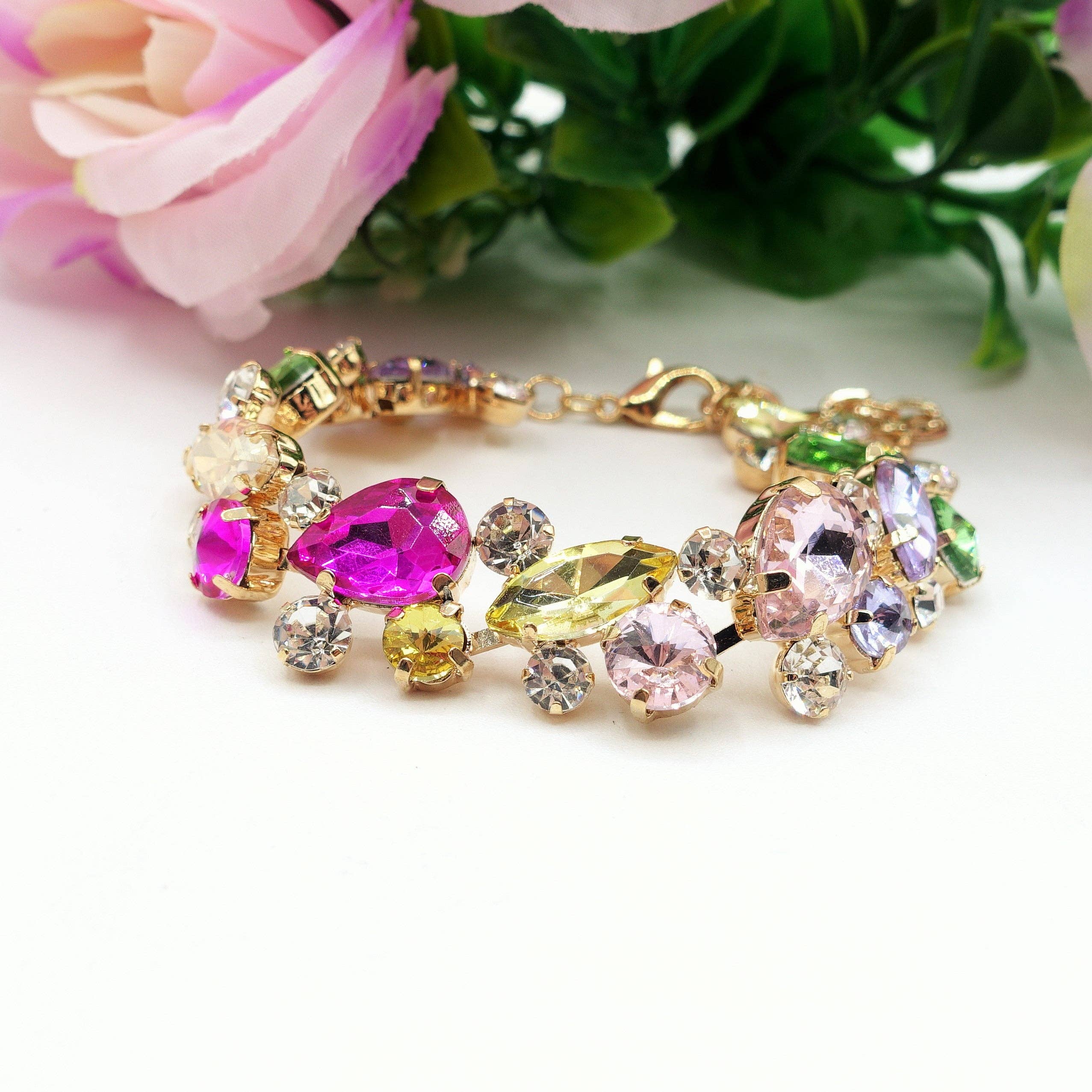 Daemon srls - Wholesale Charm/Dangle Bracelet - OPHELIA ~ Bracciale con pietre sfaccettate LUCE COLLECTION3