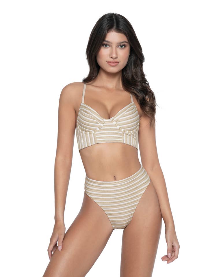 Cintura alta de Hillary - lua nova por atacado de PQ swim