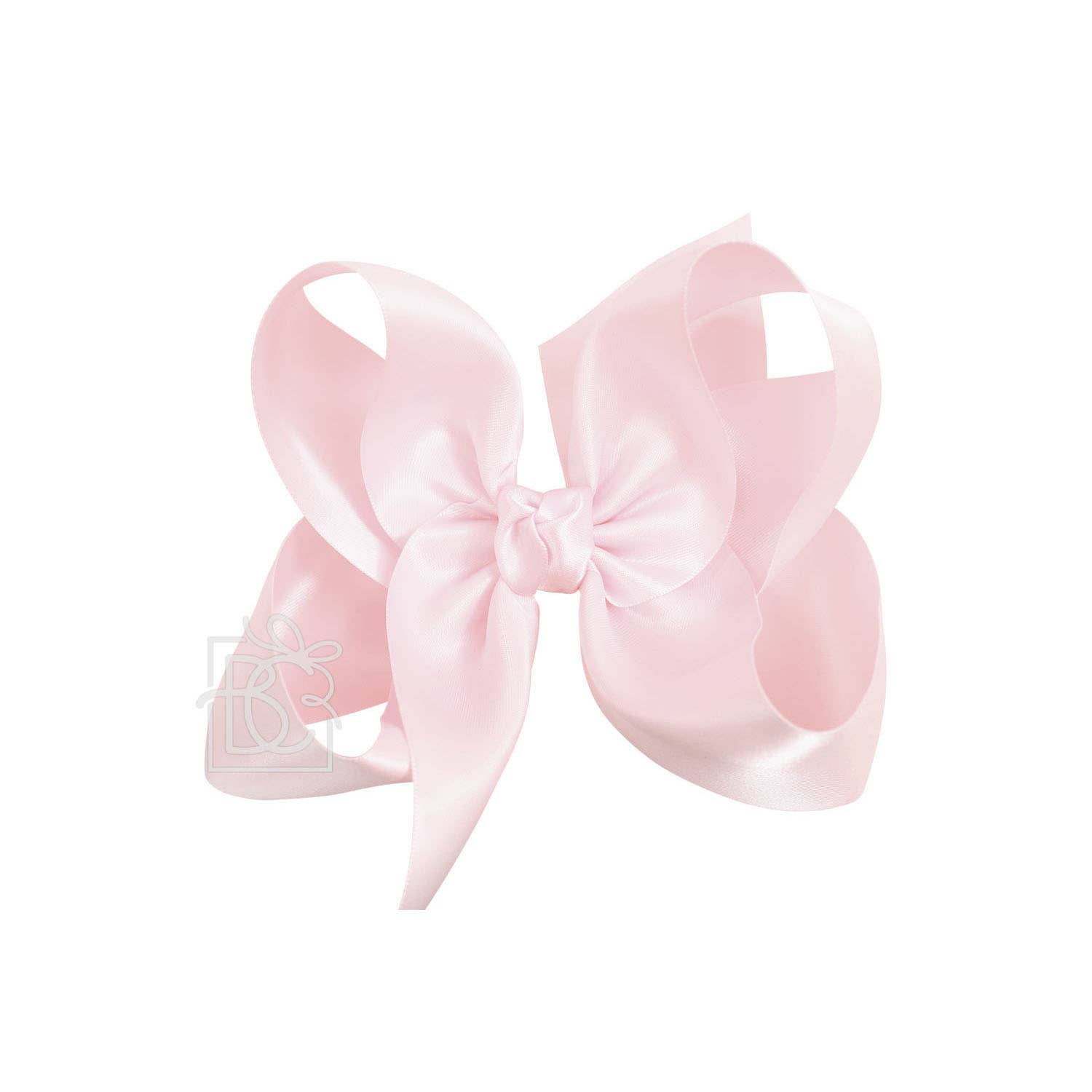 Beyond Creations, LLC - Wholesale Hair Bow - Kids - SATIN BOW ON CLIP52