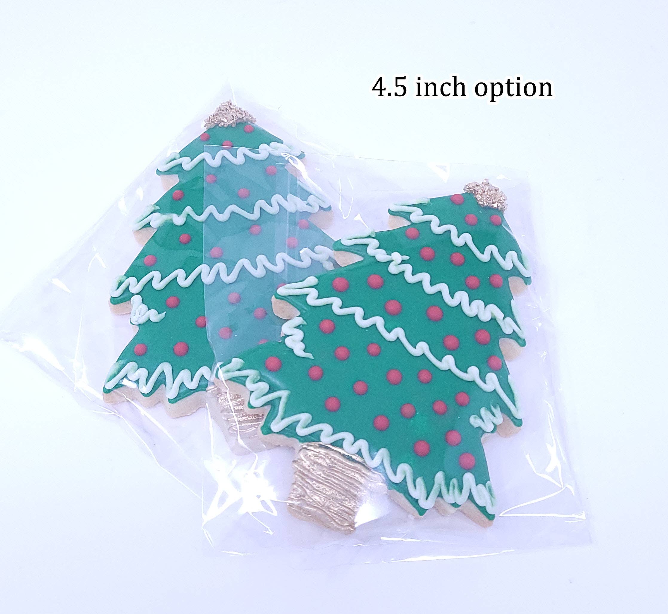 Wild Angel Treats, LLC - Wholesale Cookie - Christmas Tree Royal Icing Cookies2
