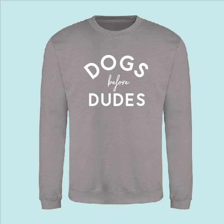 Dogs Before Dudes Damen Sweatshirt für den Großhandel von Lovetree Design