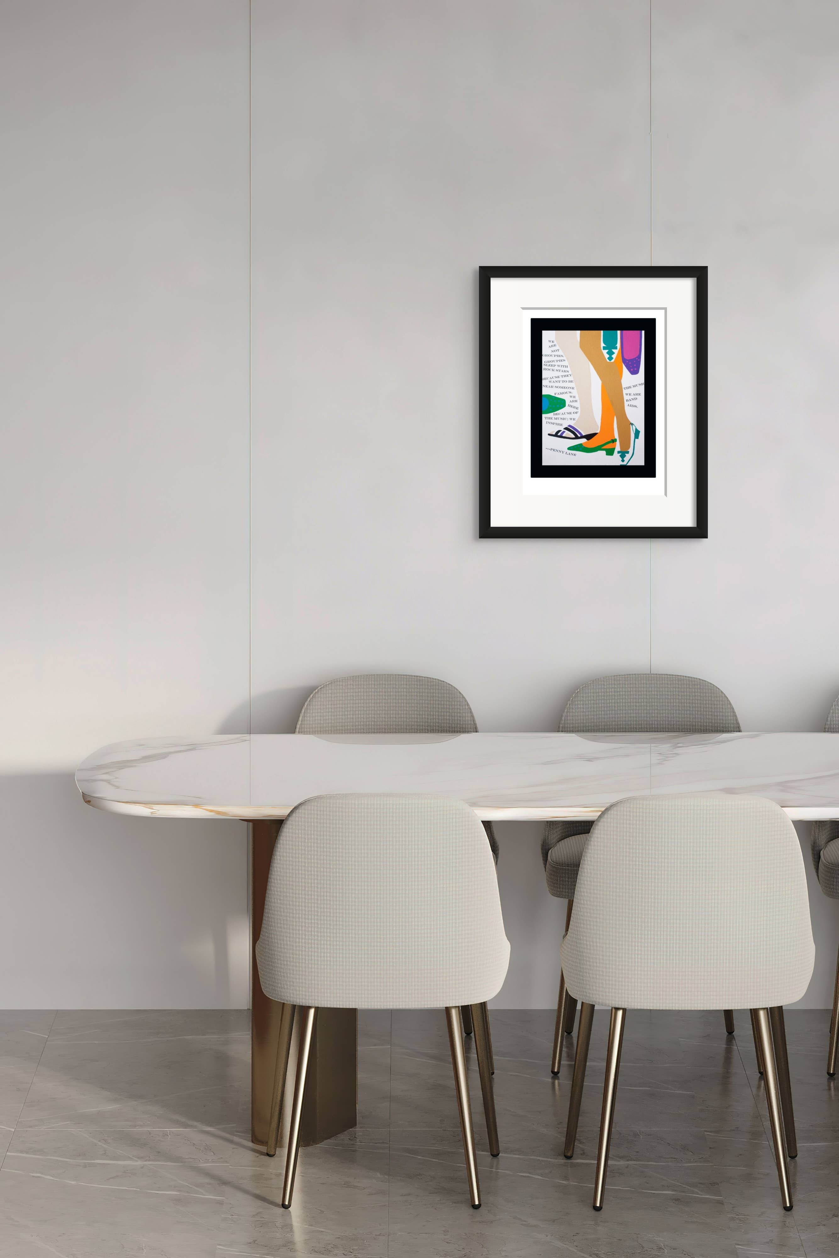 Amanda Wirig Retro Art - Wholesale Art Print - "What's Your Name, Little Girl?" Fine Art Print1