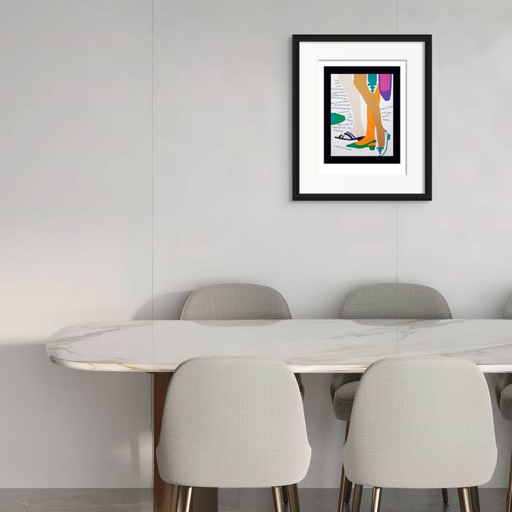 Amanda Wirig Retro Art - Wholesale Art Print - "What's Your Name, Little Girl?" Fine Art Print1