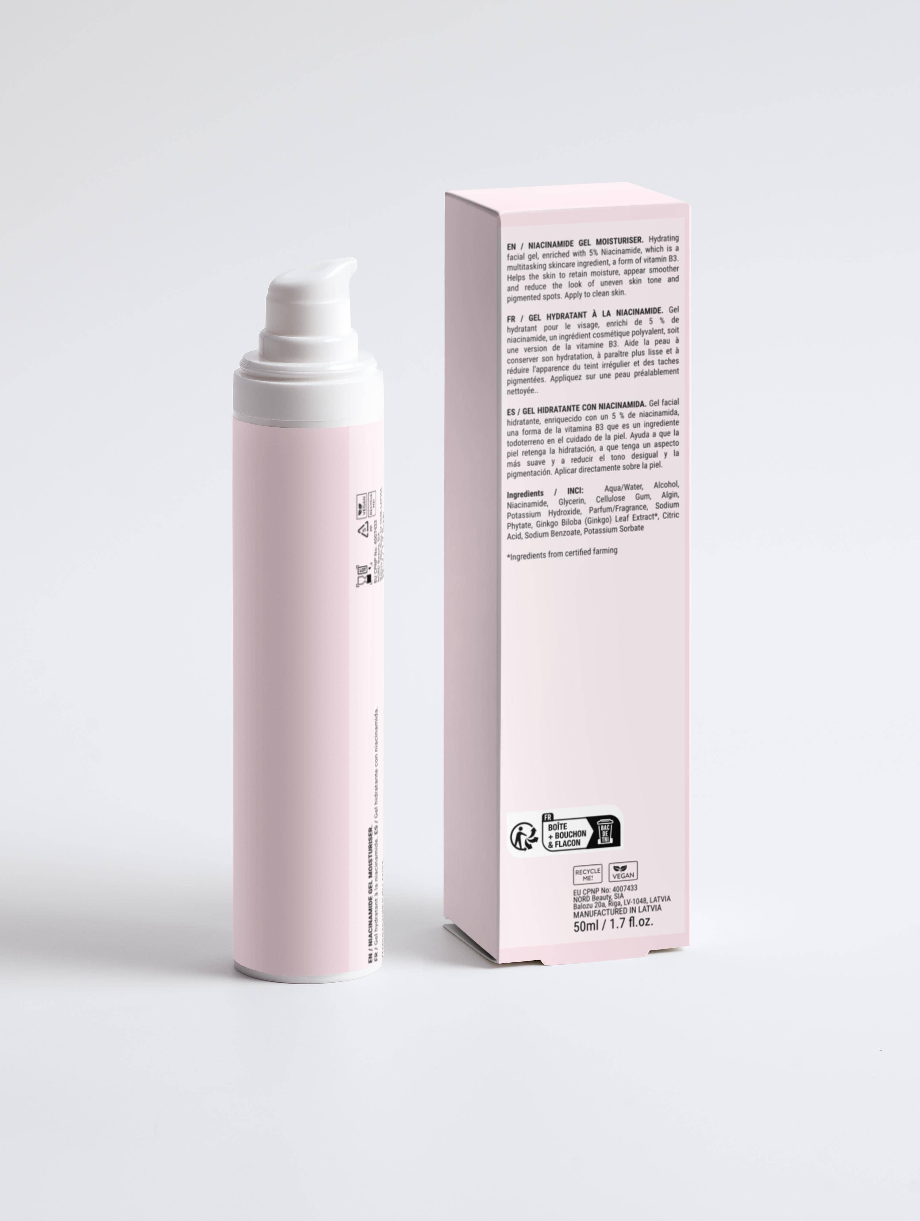 Vivalui - Wholesale Facial Moisturizer - Niacinamide Gel Moisturiser Glowblend1