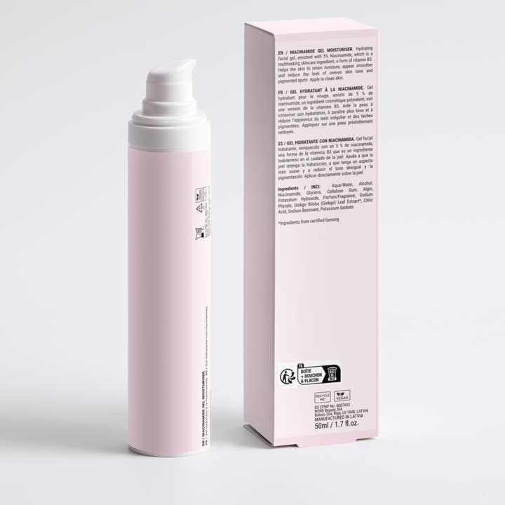 Vivalui - Wholesale Facial Moisturizer - Niacinamide Gel Moisturiser Glowblend1