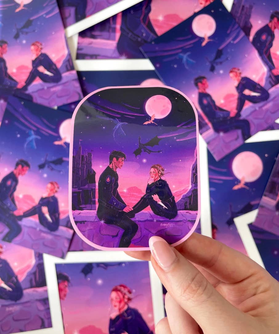 Brittany Keller Art - Wholesale Sticker - Fourth Wing Sticker