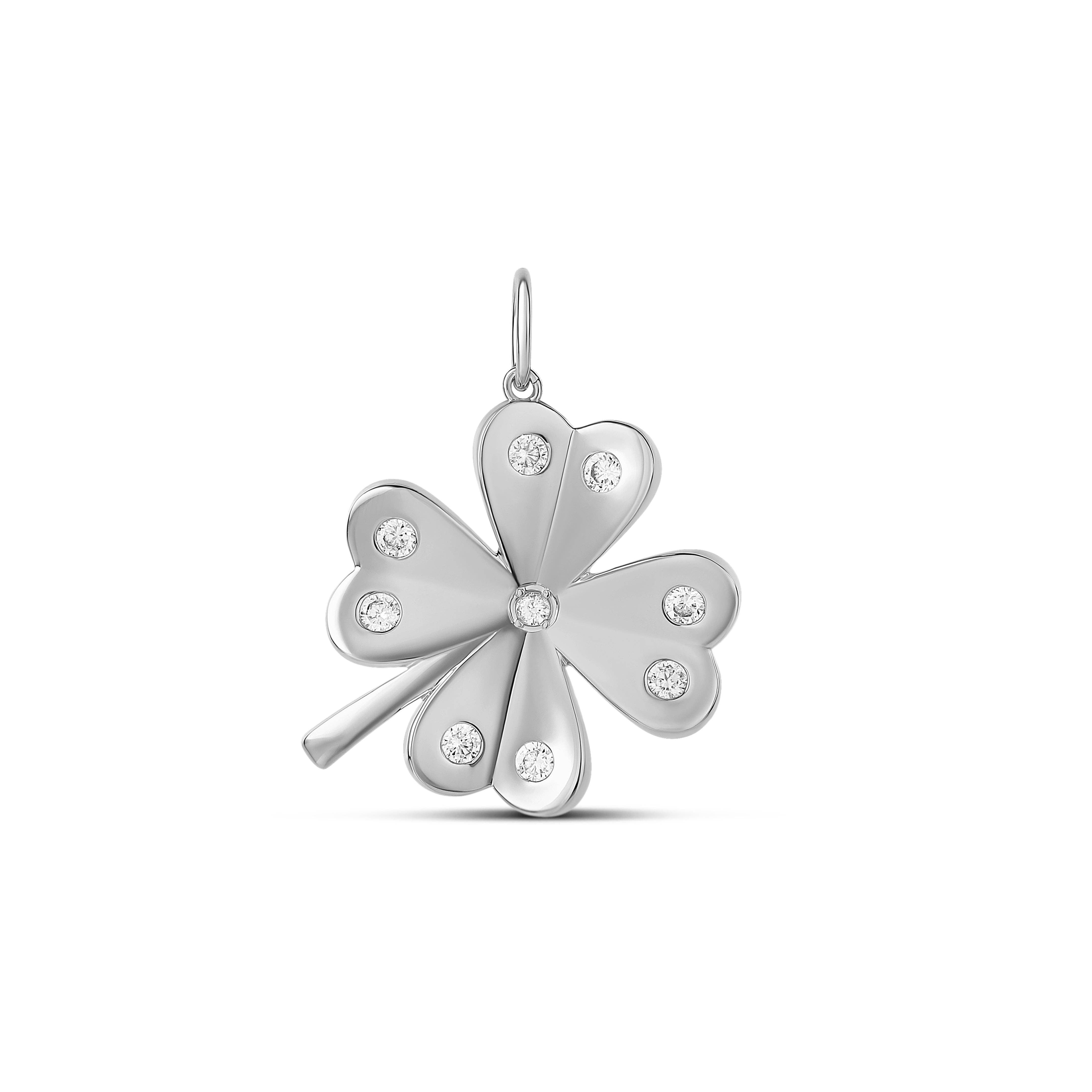 JTG Jewelry - Vente Breloques/médailles personnalisées - Breloque Lucky Clover1