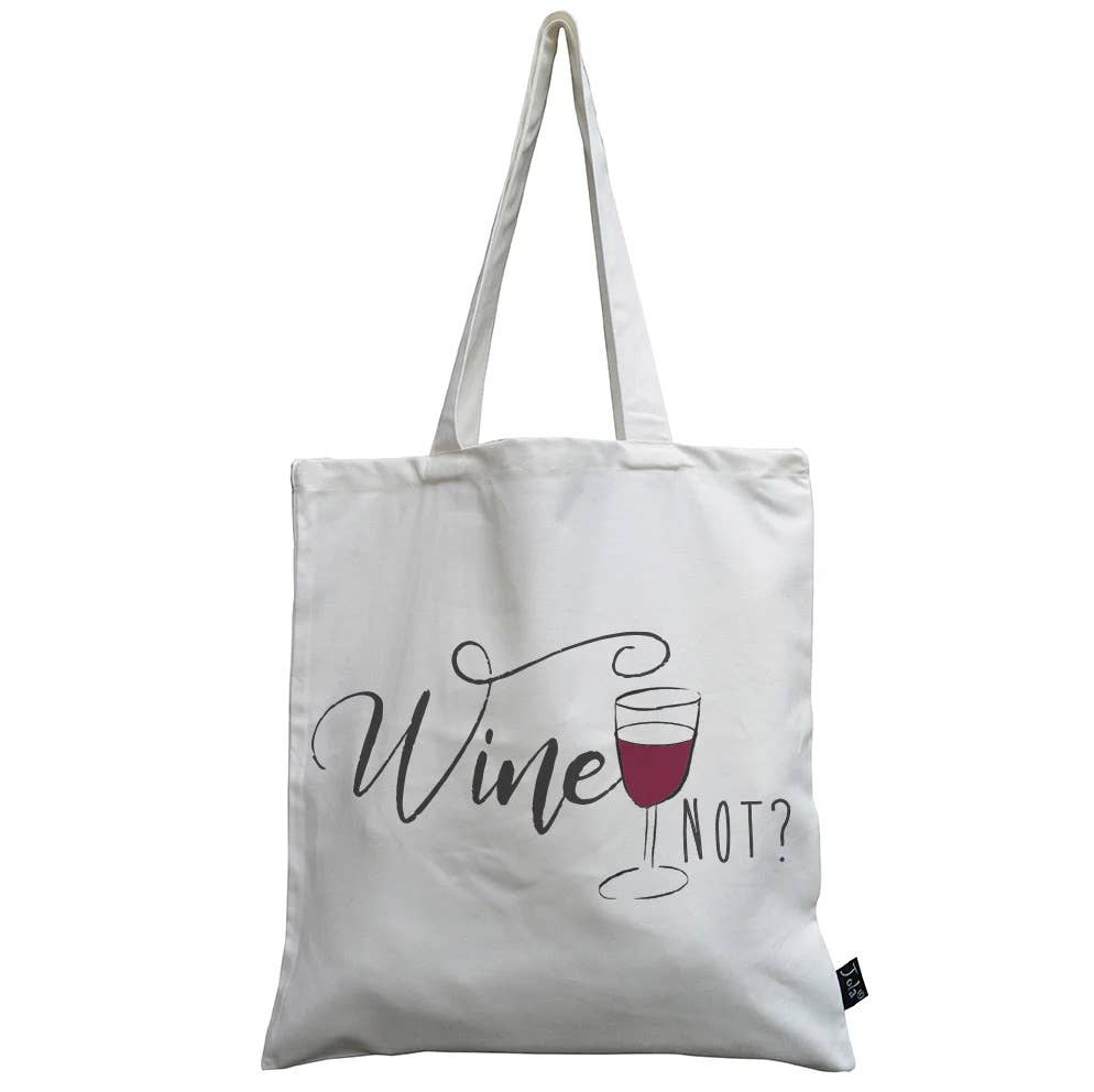 Jola Designs – wholesale Tote bag – Women's – Wine Not Canvas Bag0