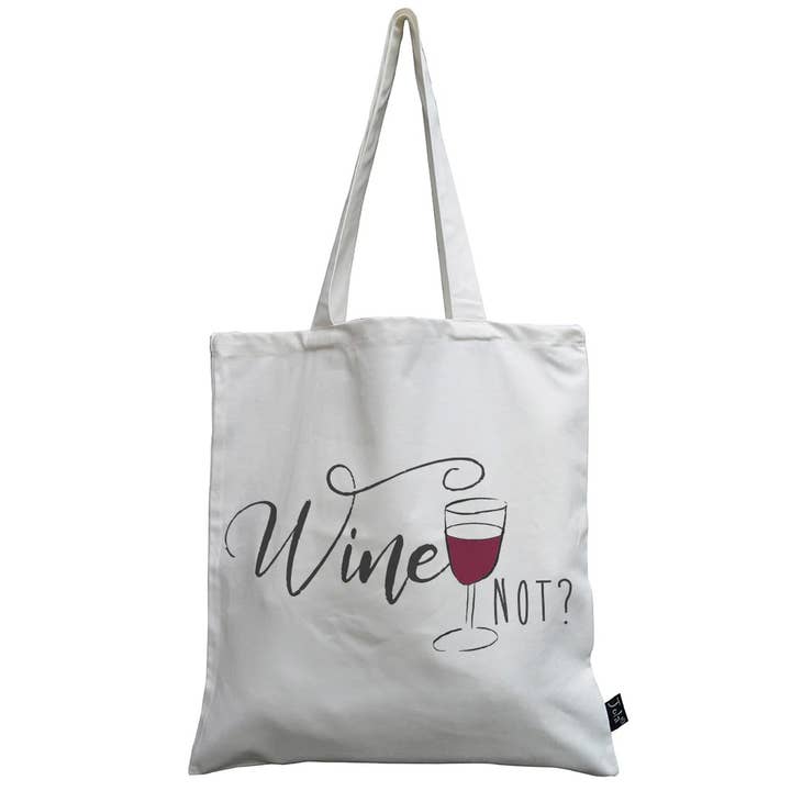 Jola Designs – wholesale Tote bag – Women's – Wine Not Canvas Bag